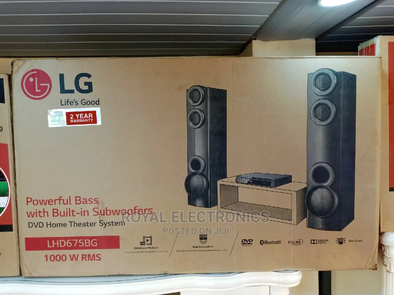 World Class Lg 1000w Bodyguard Home Theatre System