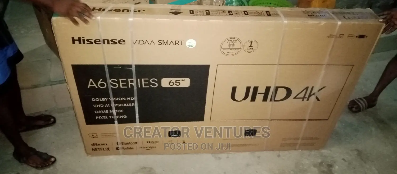 Hisense 65"Smart Android LED TV, NETFLIX,BLUETOOTH,USB,2024