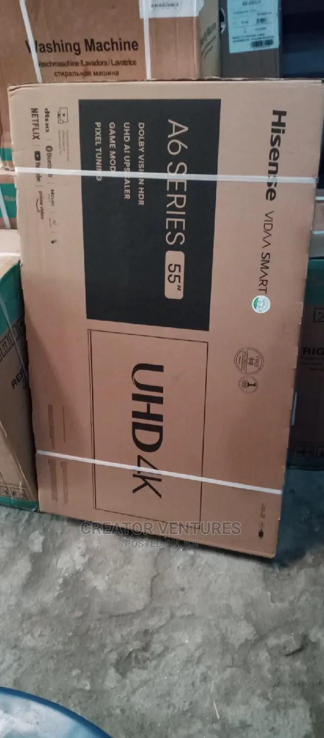 Hisense 55" Smart Android Tv,Netflix,Youtube,Bluetooth,2024