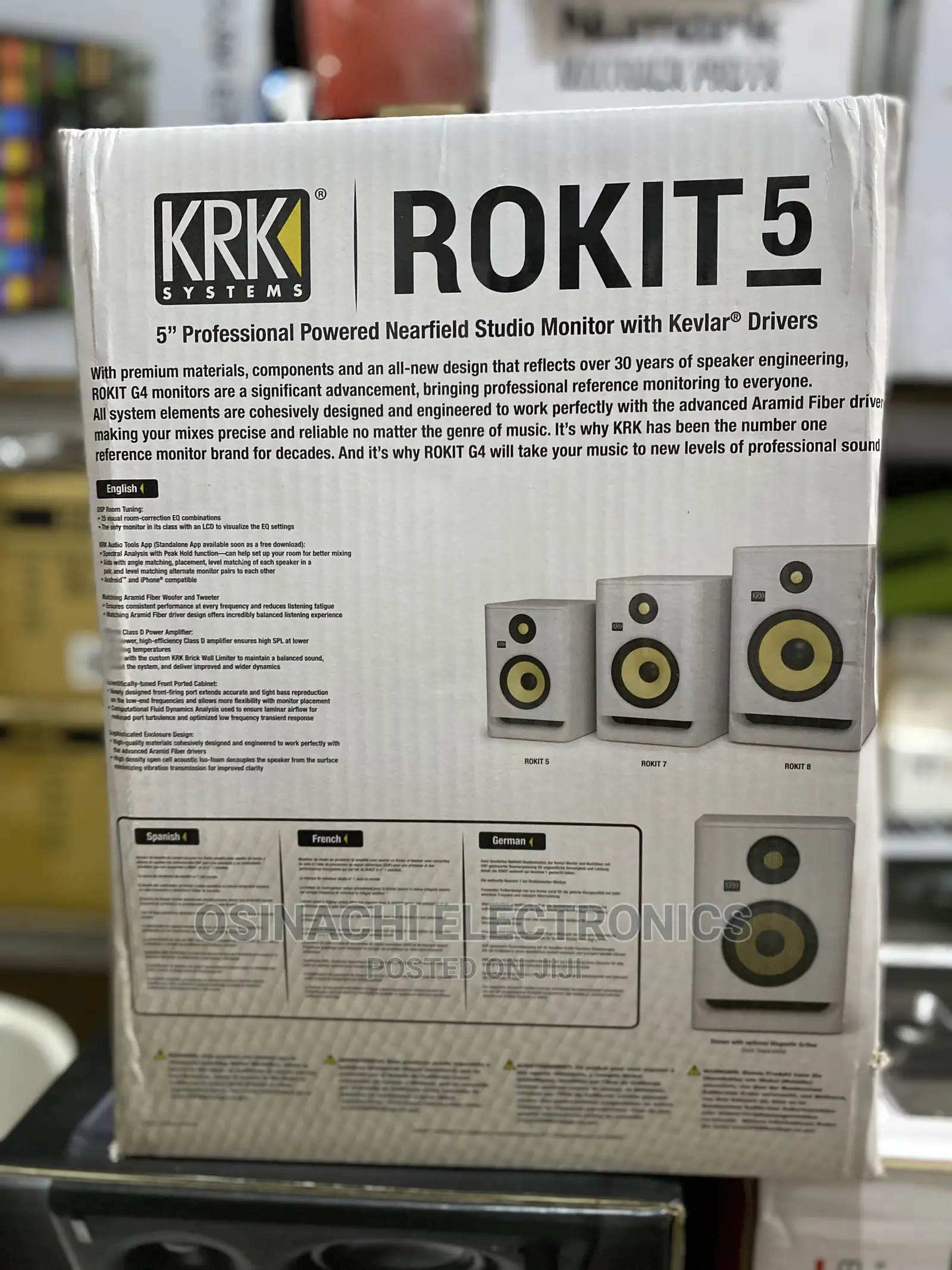 Rokit Krk5 Studio Monitors