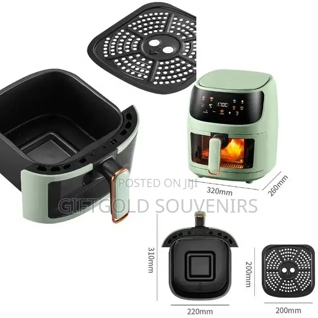 8l Digital Control Electric Air Fryer With Touch Screen