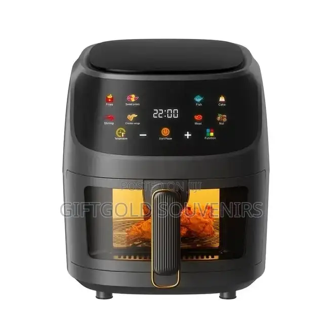 8l Digital Control Electric Air Fryer With Touch Screen