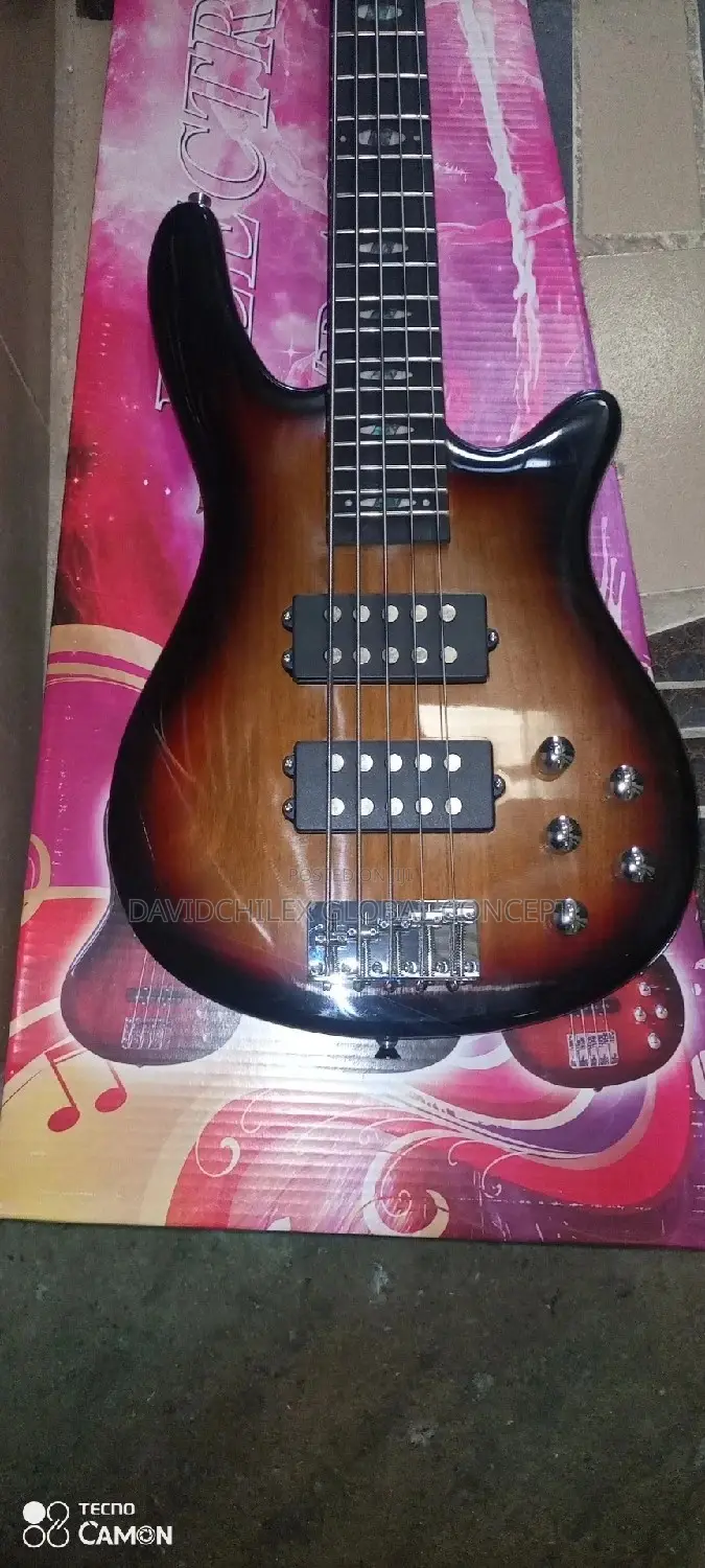 Wellsound 5 Strings Active Bass Guitar
