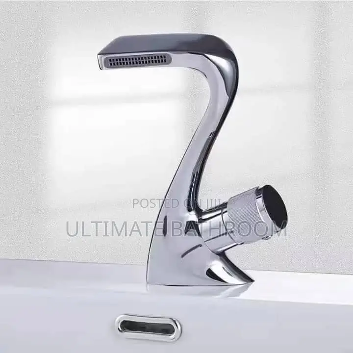 7 Shape Chrome Colour Basin Mixer Tap Available In Black Too