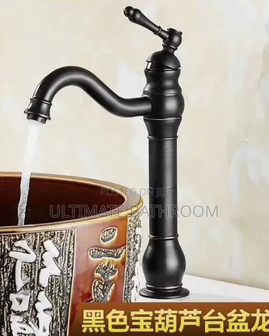 High Class Black Basin Mixer Tap
