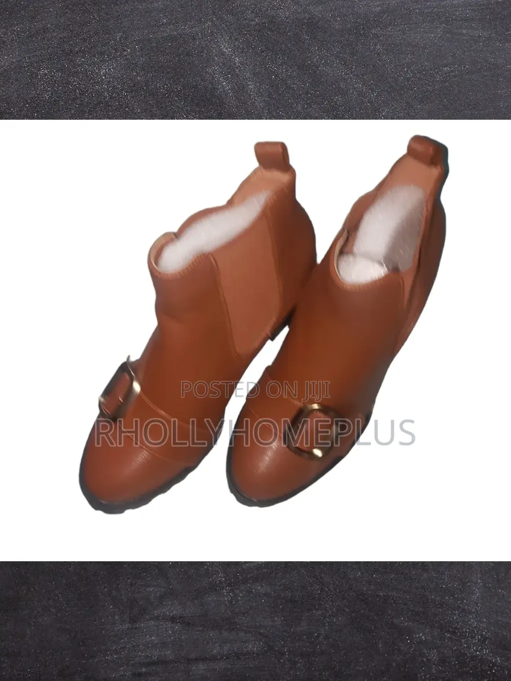Women's High Heel Slip on Ankle Boot With Elastic Sided