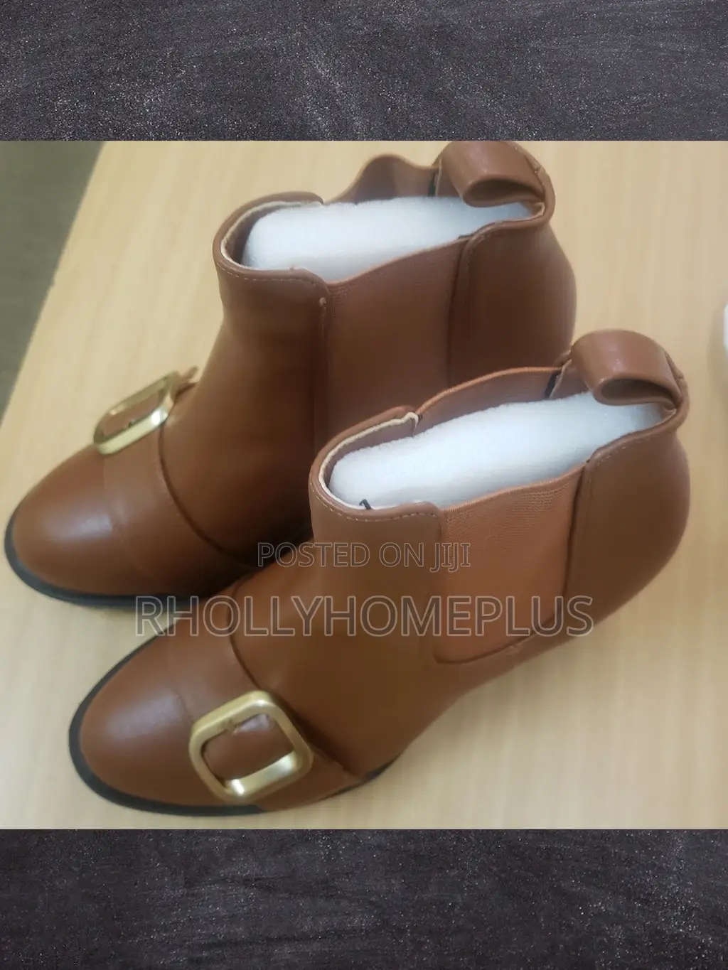 Women's High Heel Slip on Ankle Boot With Elastic Sided