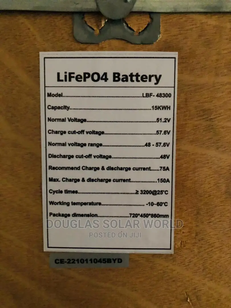 15kwh Cworth Lithium Battery