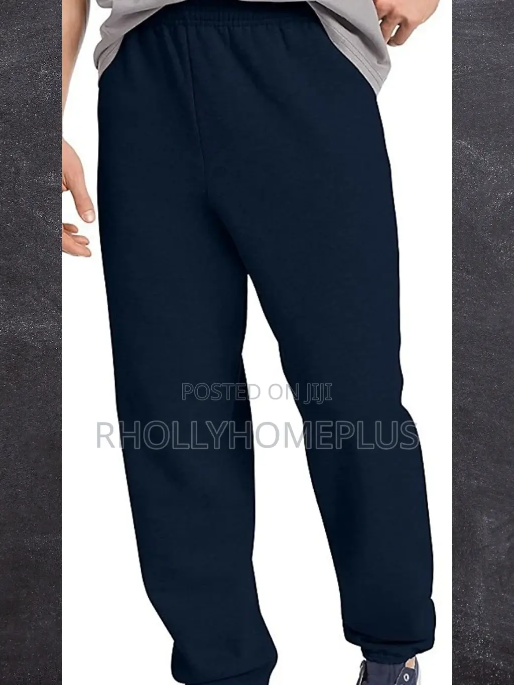 Hanes Comfortsoft Ecosmart Fleece Navy Blue Sweatpants