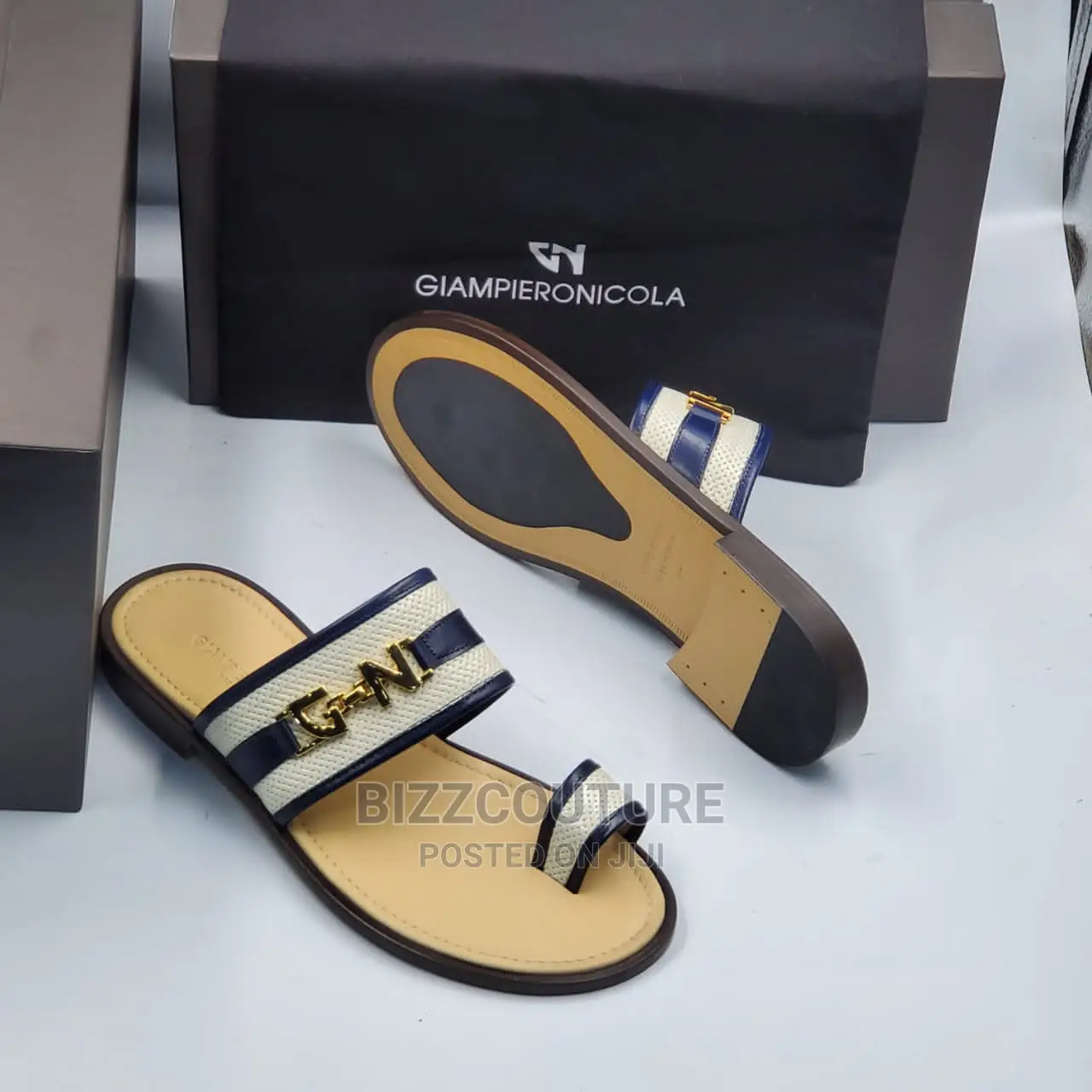 Original Italian GIAMPIERONICOLA Slippers Available in Store