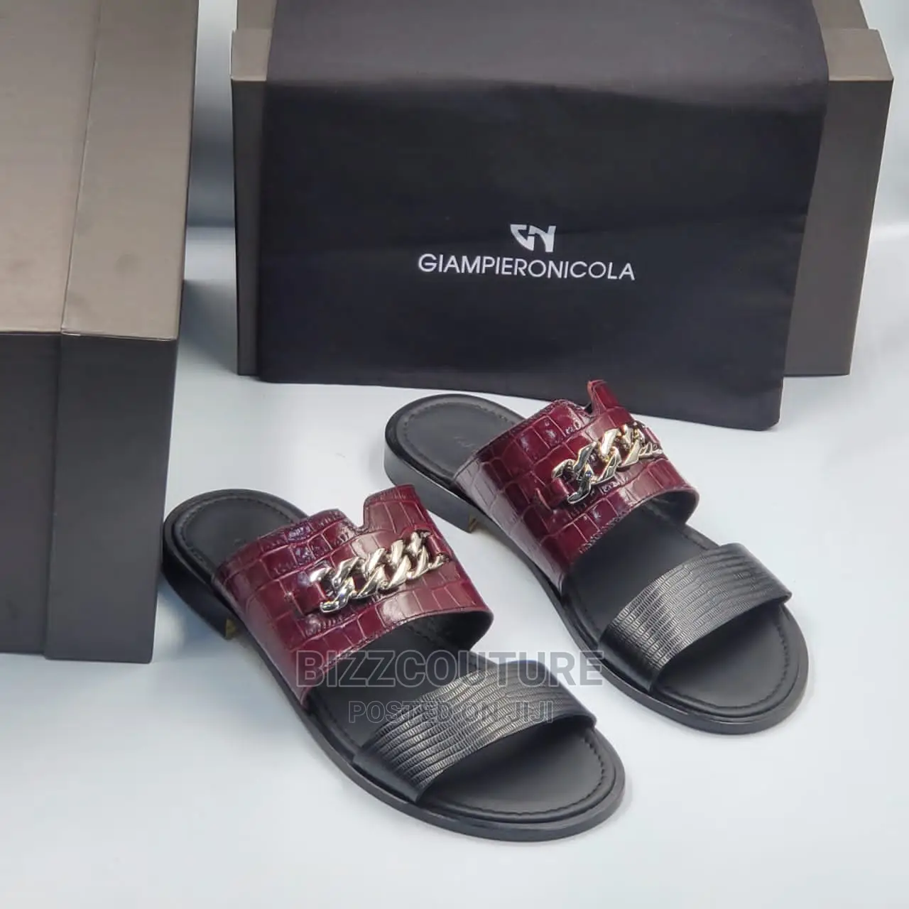 Original Italian GIAMPIERONICOLA Slippers Available in Store