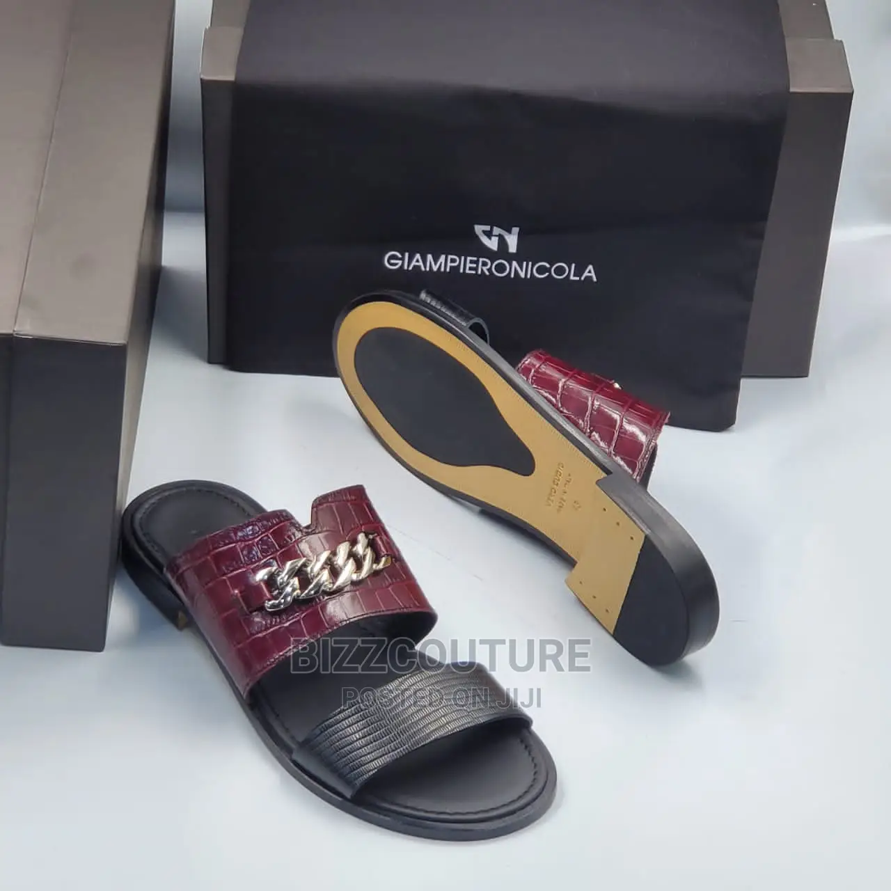 Original Italian GIAMPIERONICOLA Slippers Available in Store