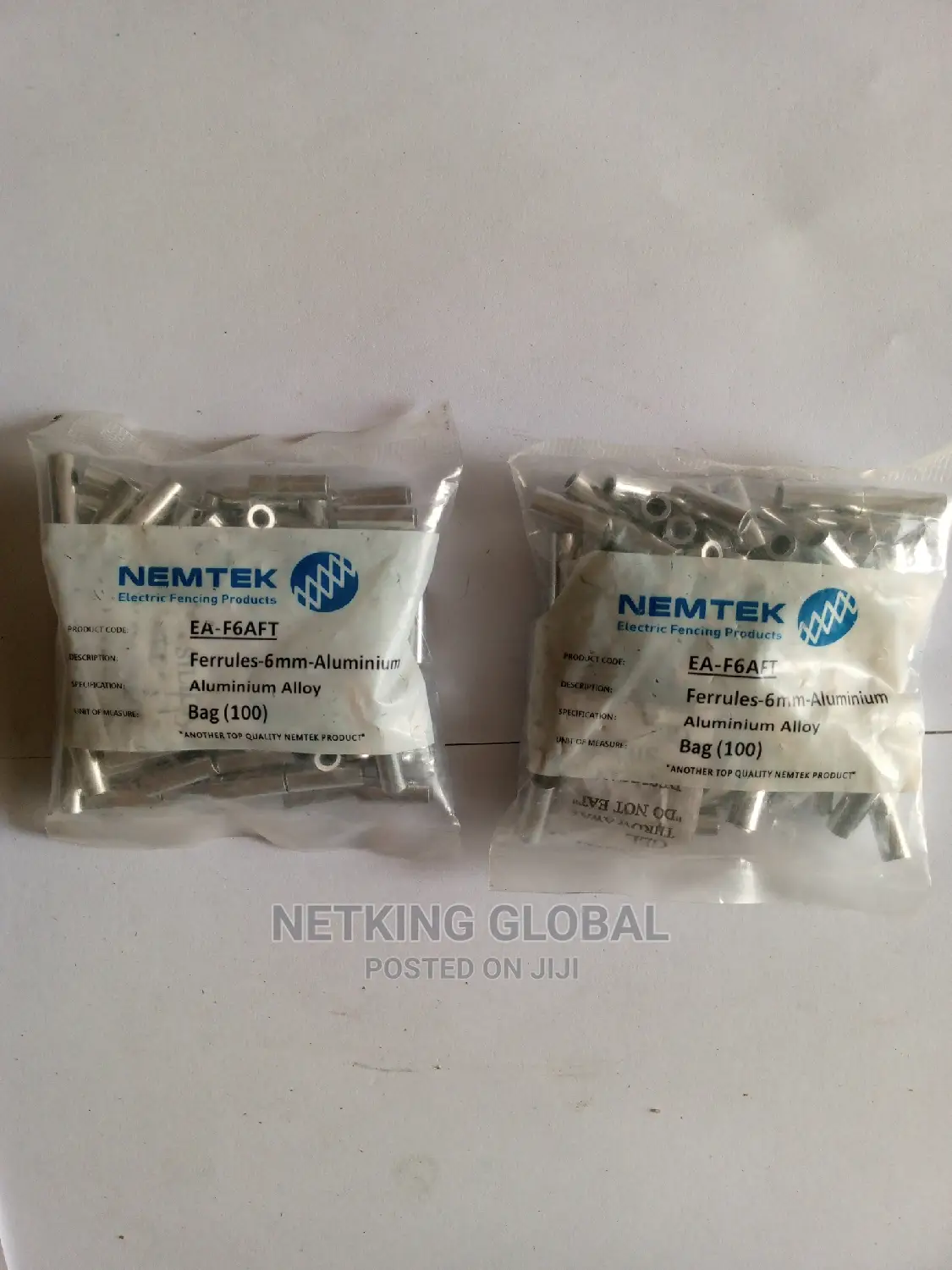 Nemtek Ferrules for Joining Electric Fence Wires -Pack of 20