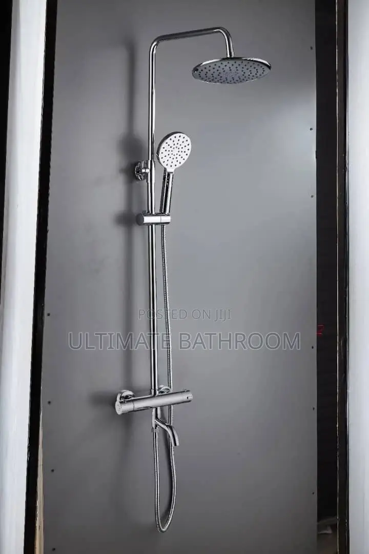 001 Brass Chrome Standing Shower Mixer