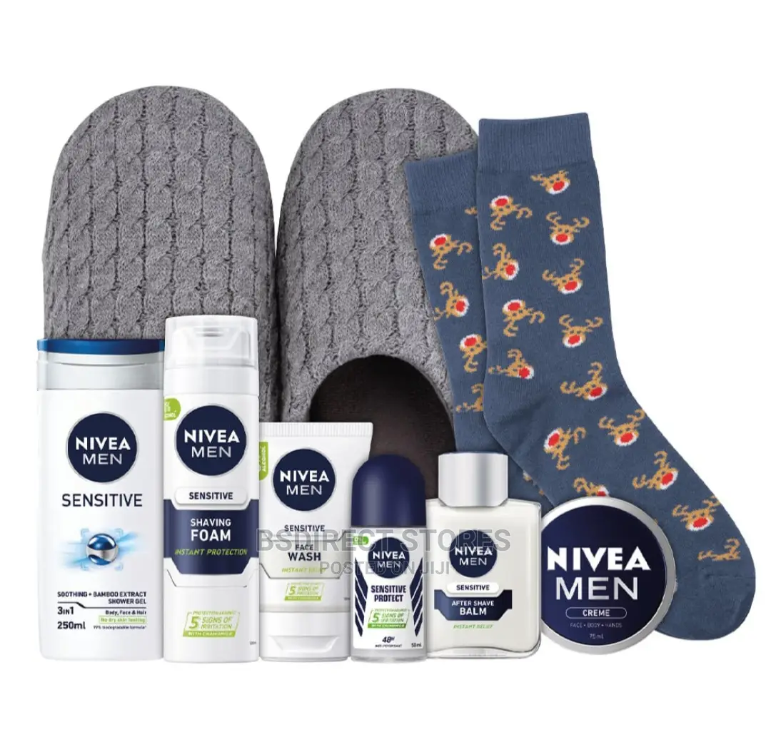 Nivea Men Gift Pack- Relax and Care- With Socks and Slippers