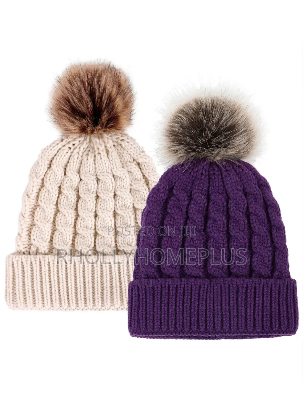 Time and Tru Adult Women's 2-Pack Beanie/Cap