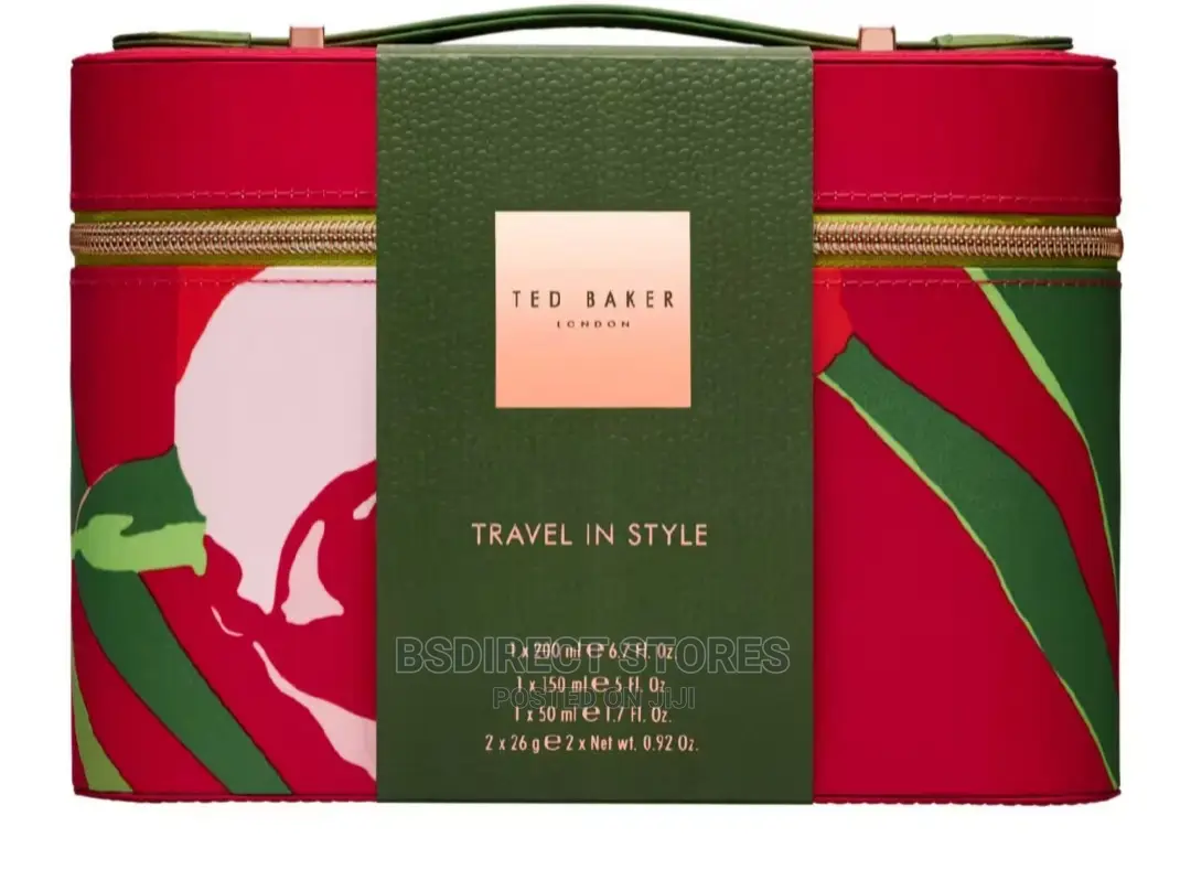 Ted Baker Beauty Vanity Case- Travel in Style Spa Body Set
