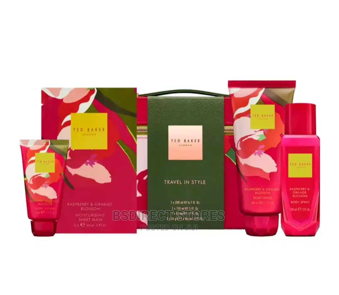 Ted Baker Beauty Vanity Case- Travel in Style Spa Body Set