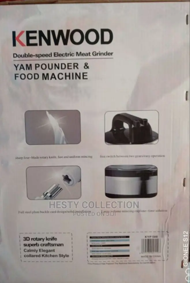 8L Kenwood Yam Pounder and Food Processor