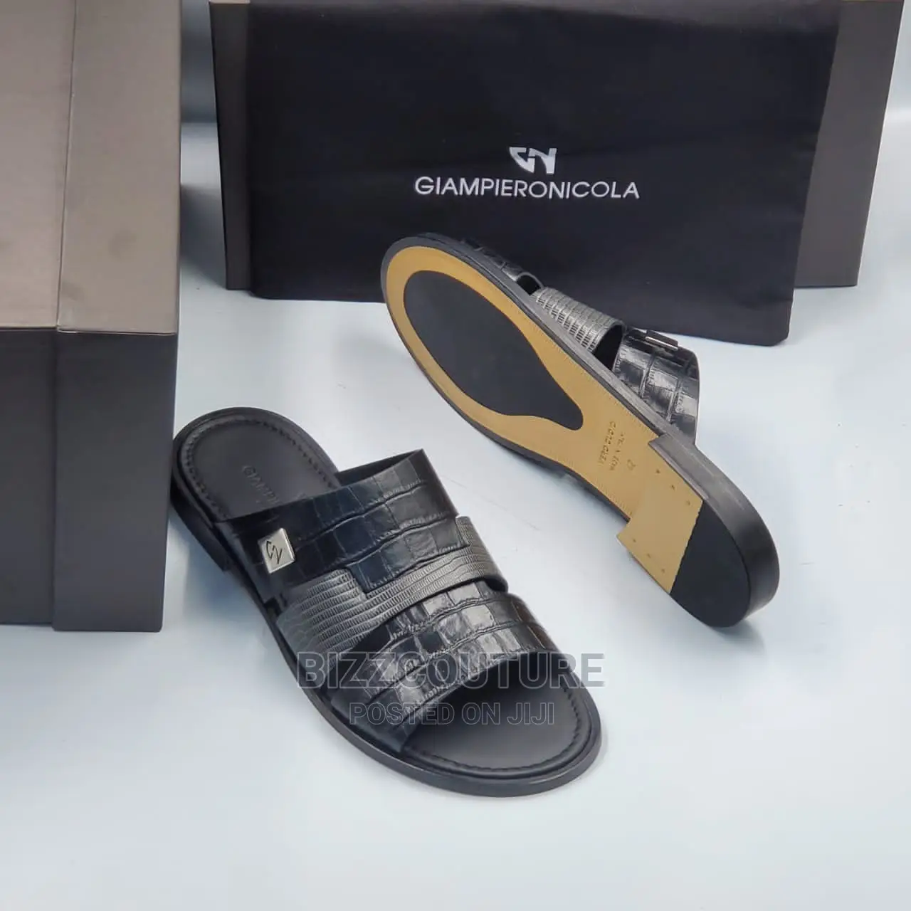 Original Italian GIAMPIERONICOLA Slippers Available in Store
