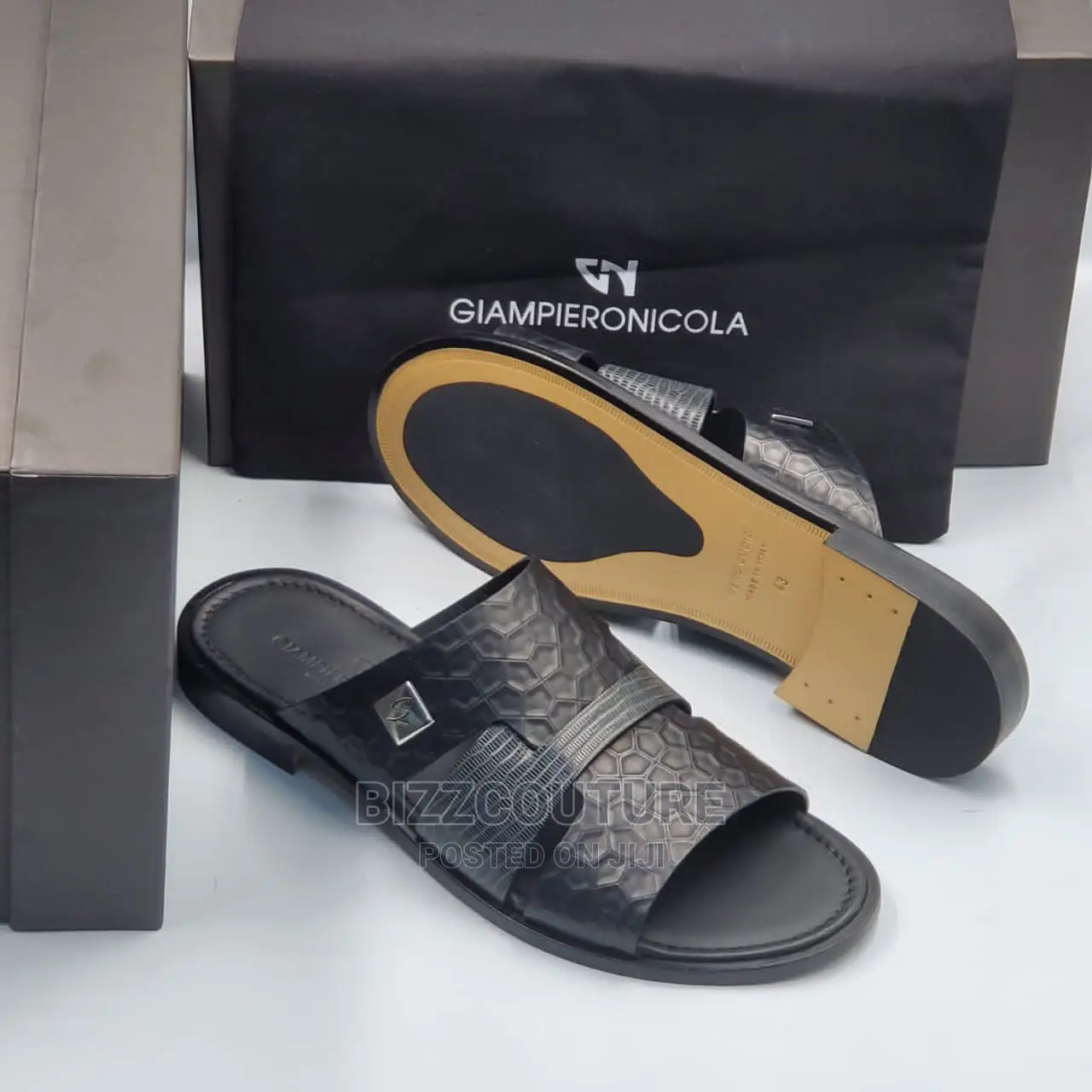 Original Italian GIAMPIERONICOLA Slippers Available in Store