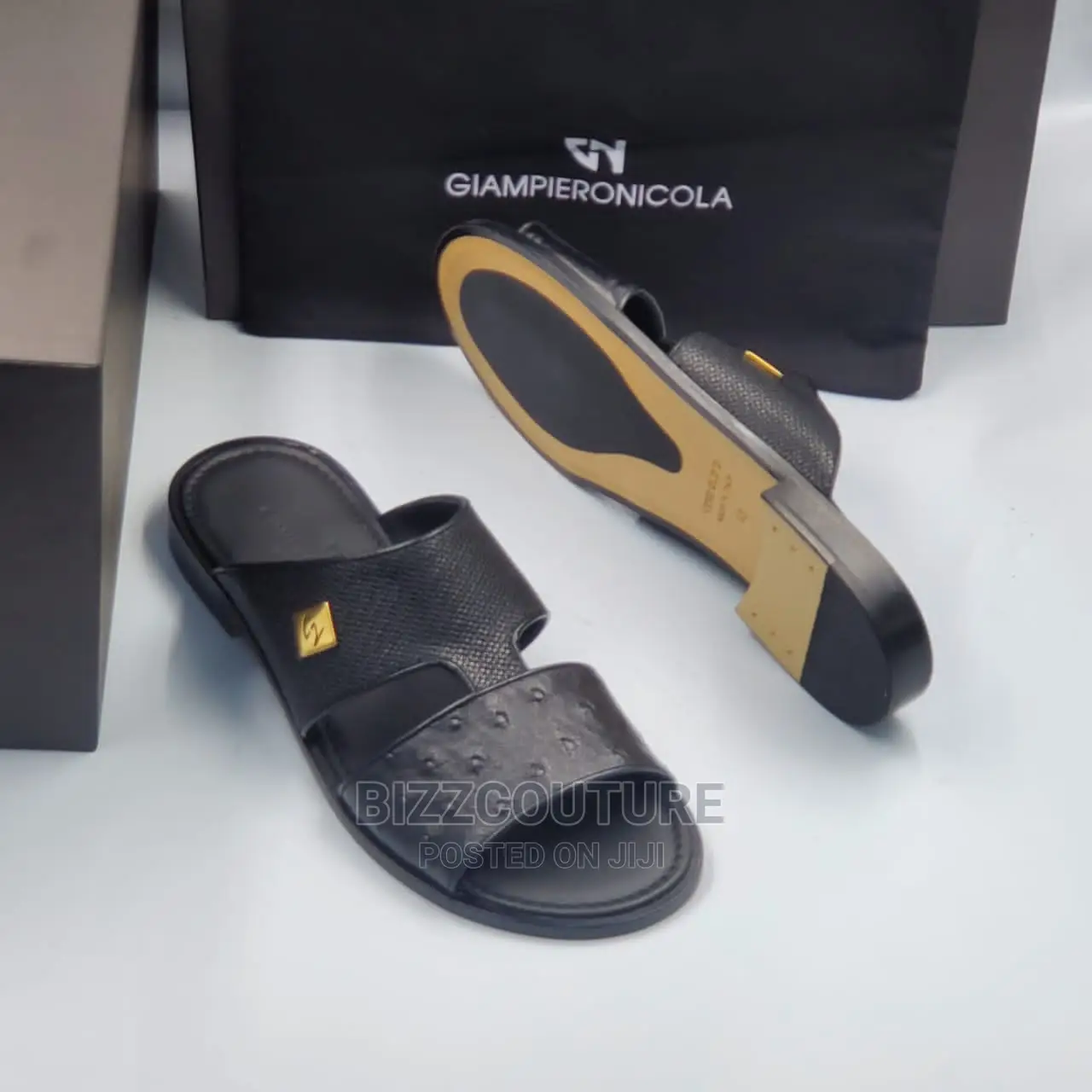 Original Italian GIAMPIERONICOLA Slippers Available in Store