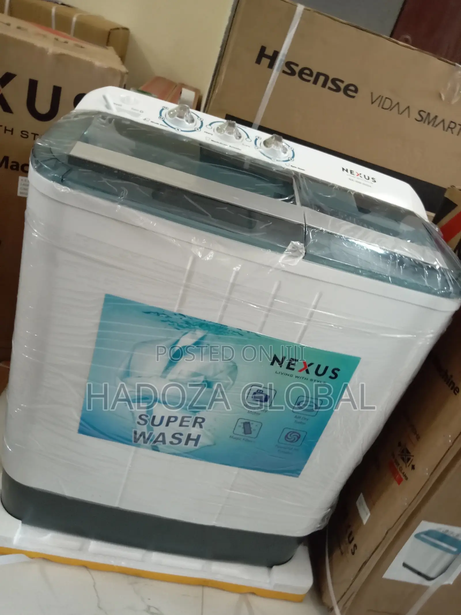 Nexus 7kg Washing Machine With Air Dry Turbo