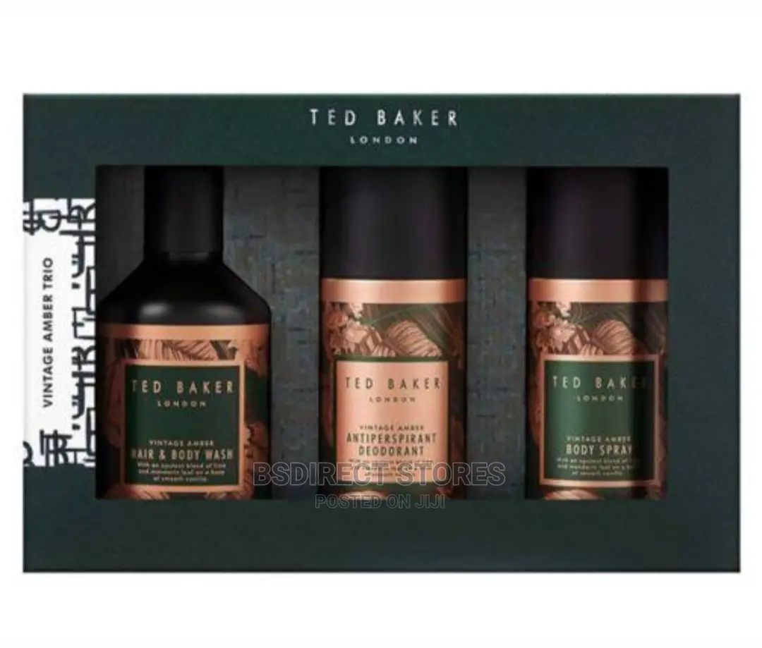Ted Baker Vintage Amber Trio Men's Bodycare Pamper Gift Set
