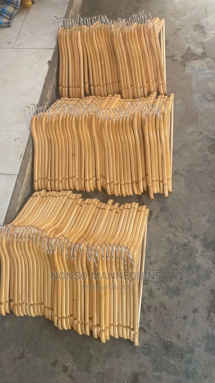 Imported Wooden Clothes Hangers.