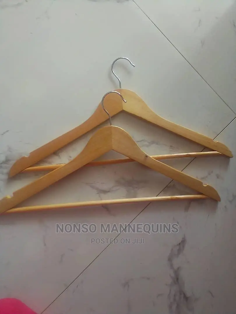 Imported Wooden Clothes Hangers.