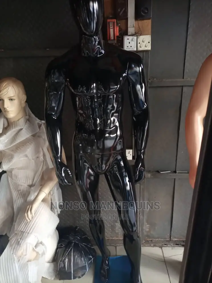 Male Glossy Black Huge Display Fashion Mannequin