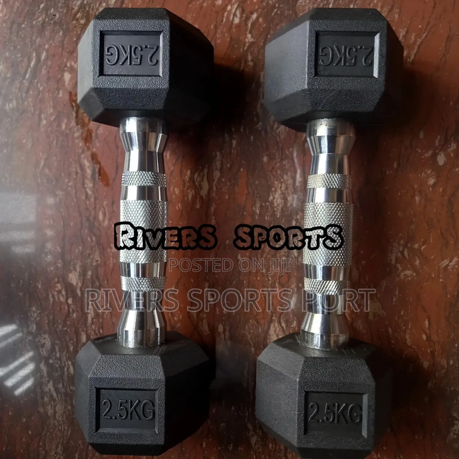 A Pair of 2.5kg Hex Dumbbell ( 5kg Total )