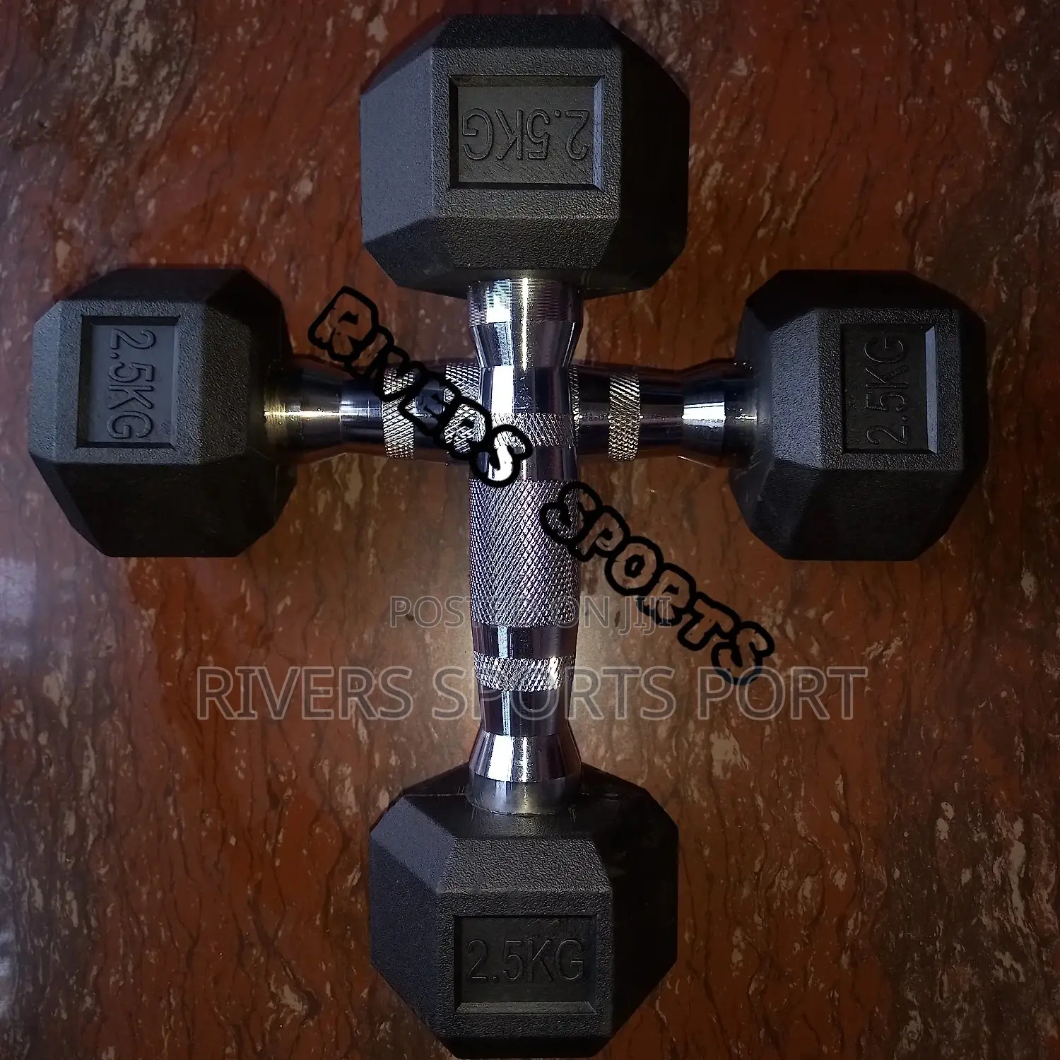 A Pair of 2.5kg Hex Dumbbell ( 5kg Total )