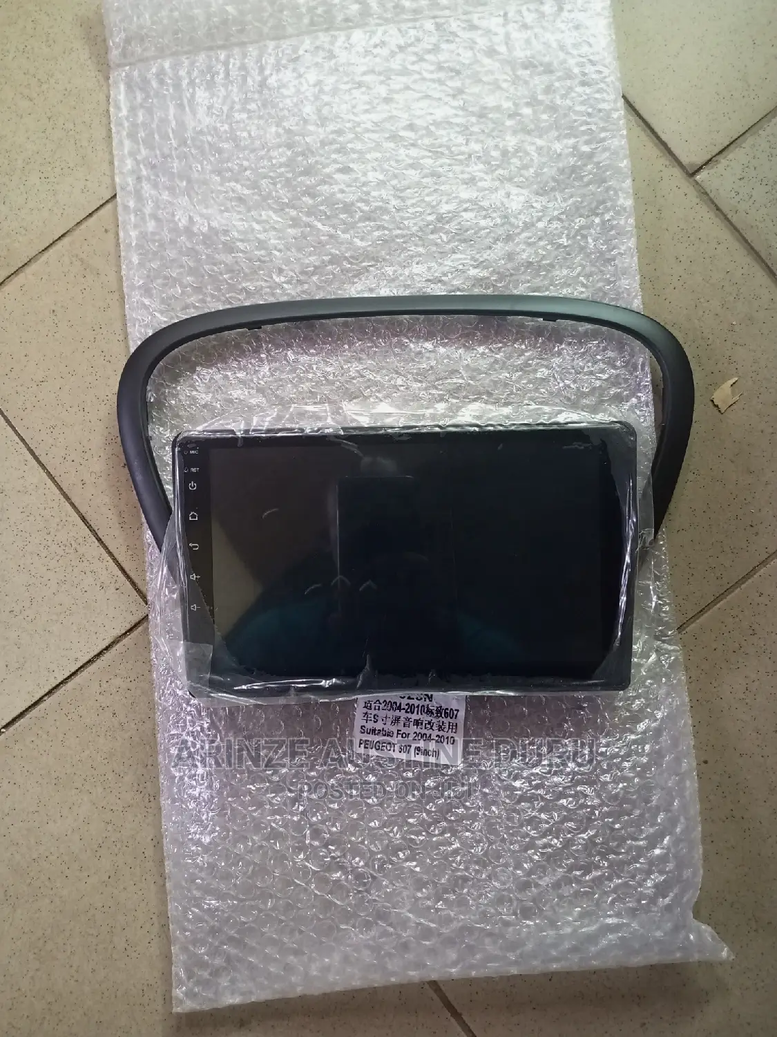 Peugeot 607 2004-2010, 9 Inch Android With Bluetooth