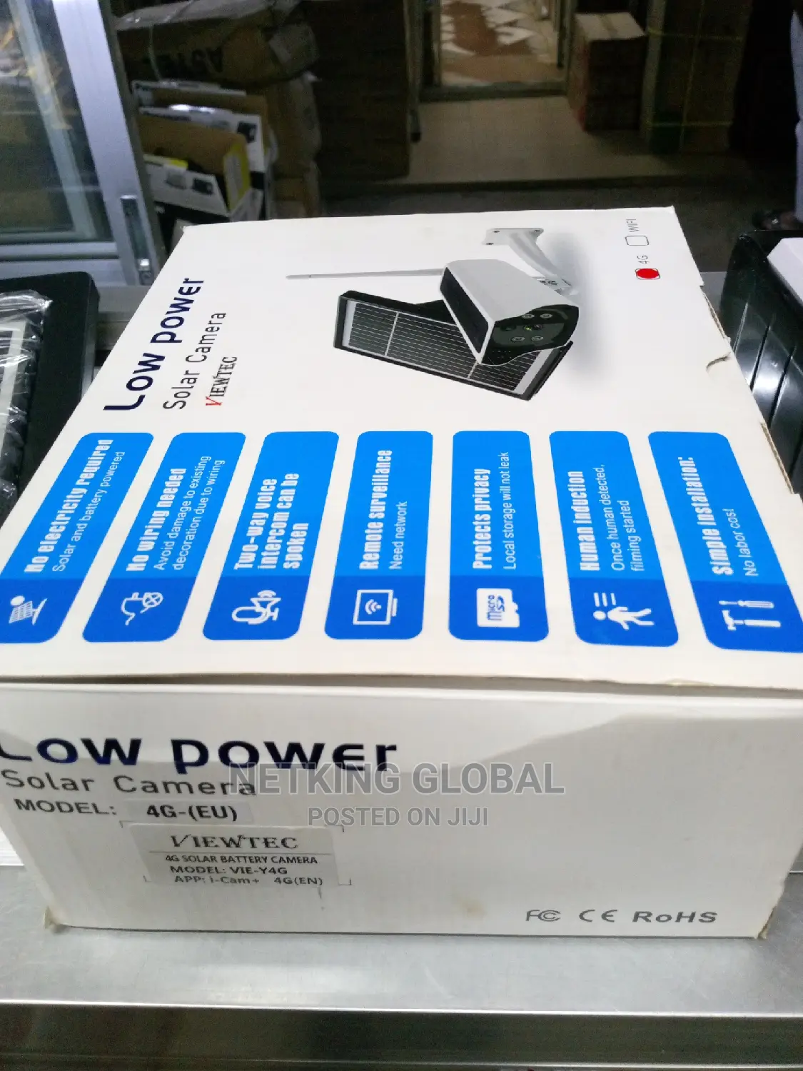 Low Power Solar Camera - Indoor and Outdoor Stand Alone