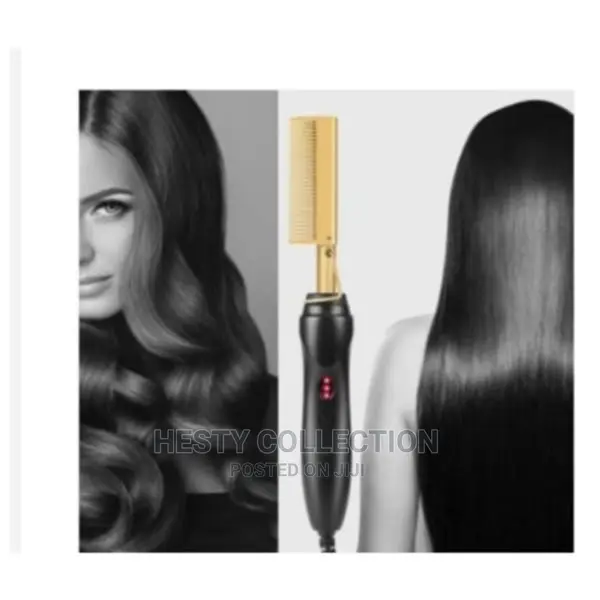 Professional Hot Comb Hair Straightener