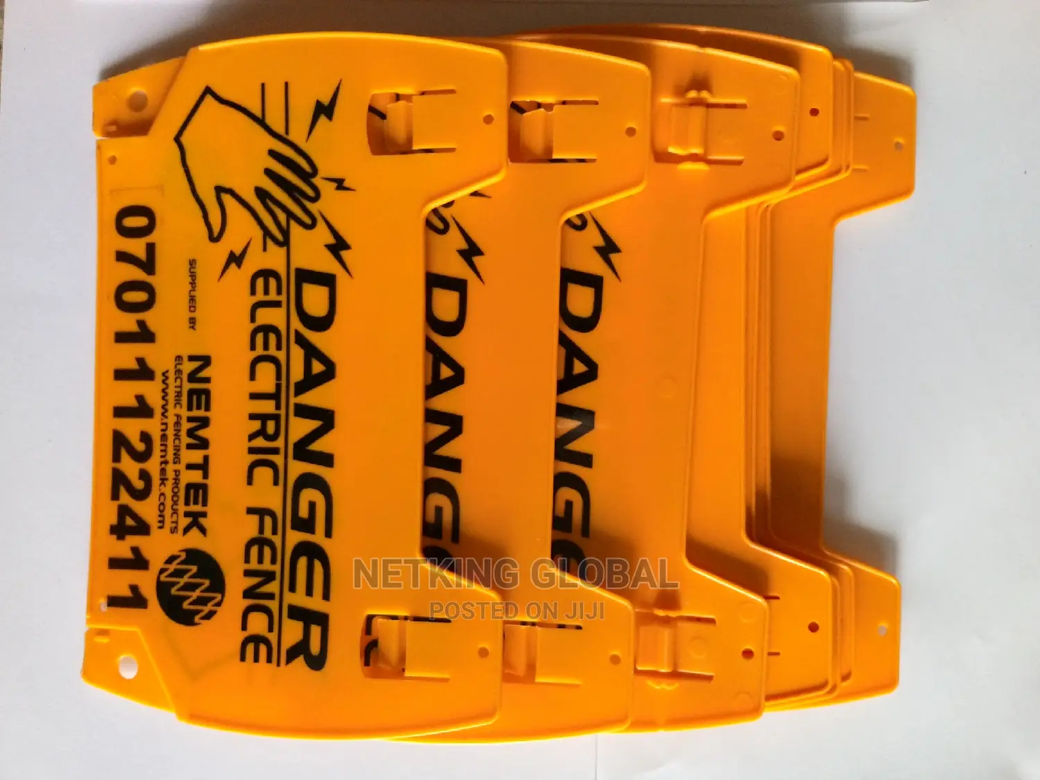 Nemtek Electric Fence Danger Sign