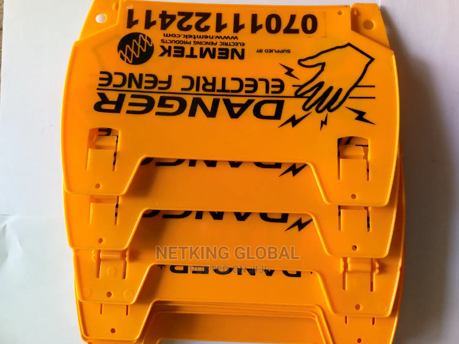 Nemtek Electric Fence Danger Sign