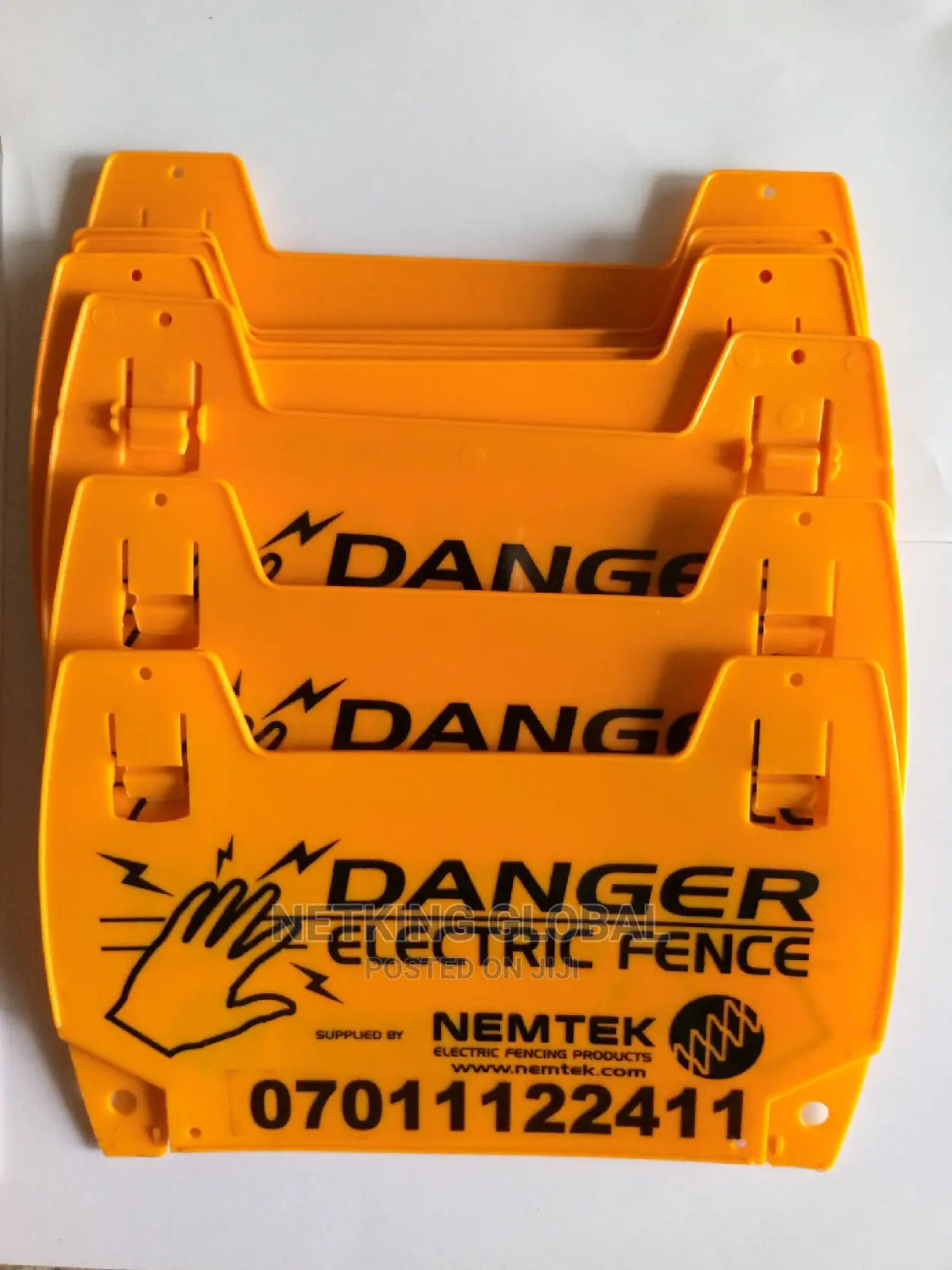 Nemtek Electric Fence Danger Sign