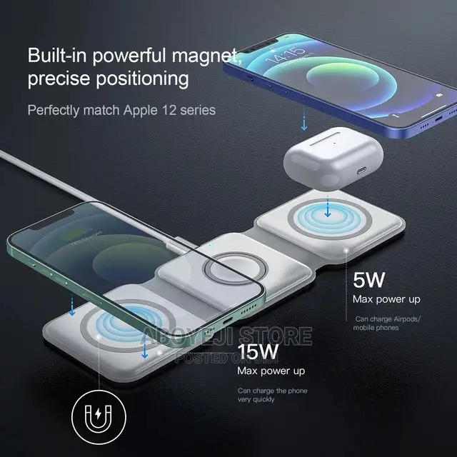 3 in 1 Magnetic Phones Charger