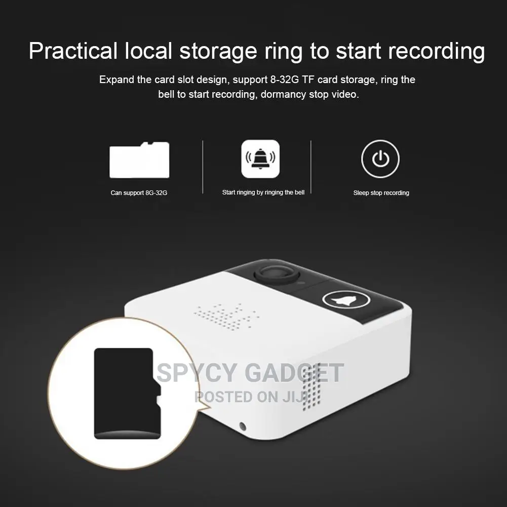 Smart Wireless Video Doorbell for Smartphones Remote View