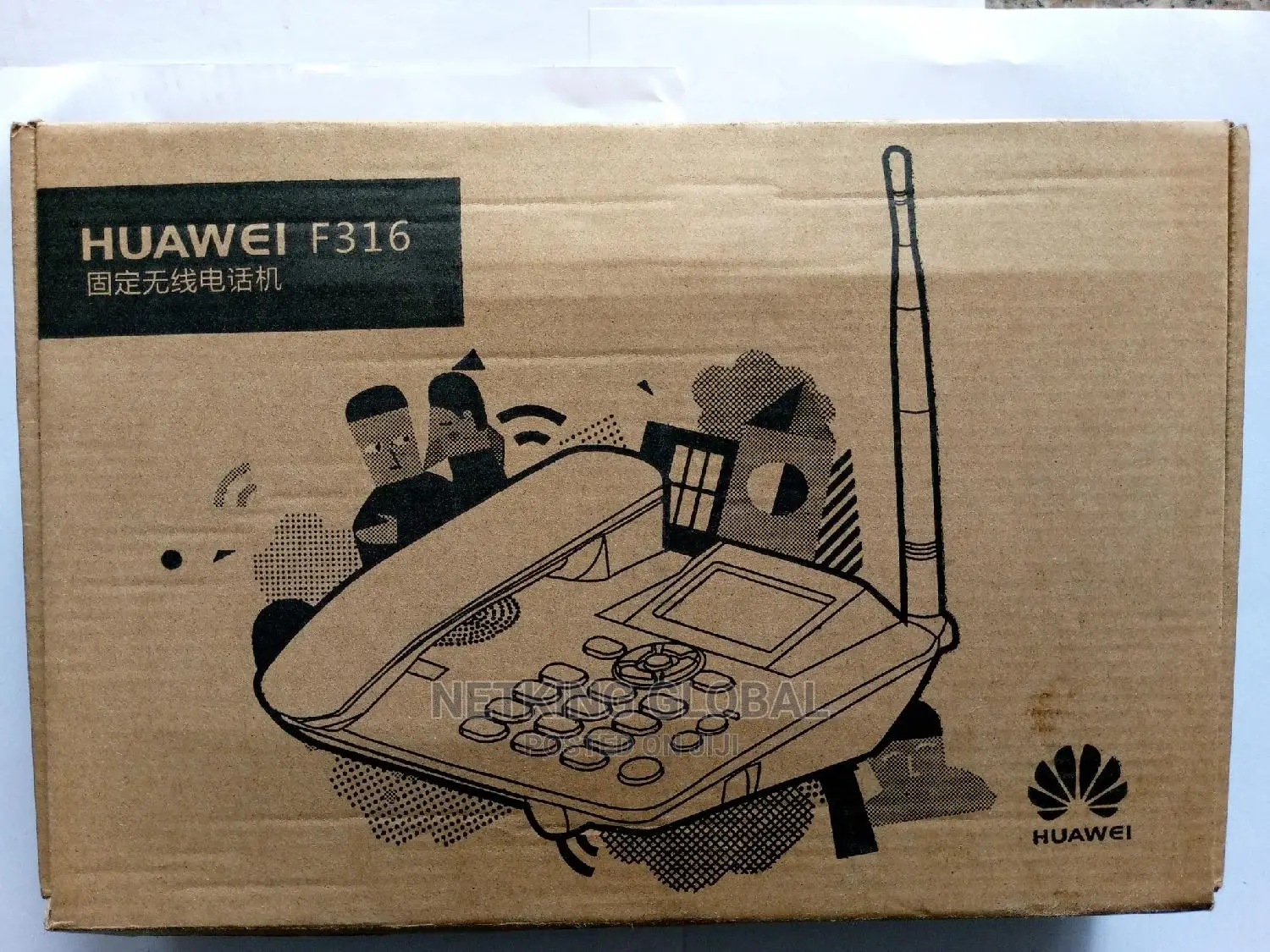 Huawei Latest GSM Simcard Table Phone With Keypad (F501)