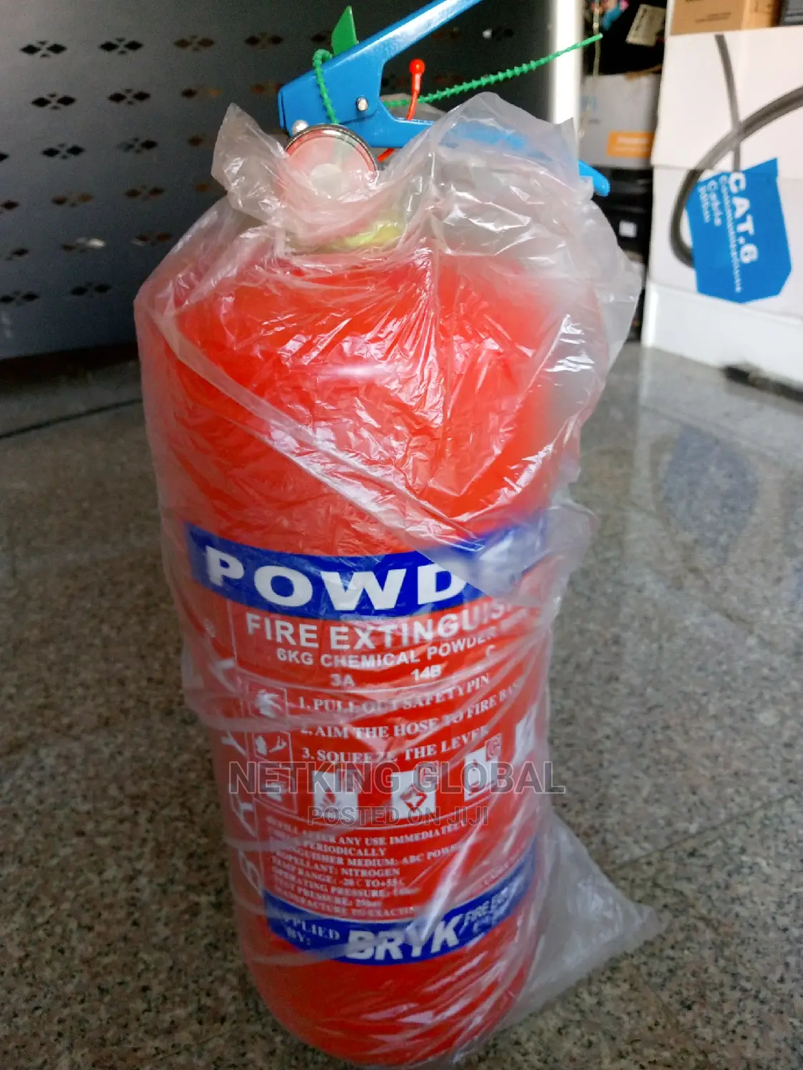 Bryk Fire Extinguisher 6kg Dcp Chemical Powder