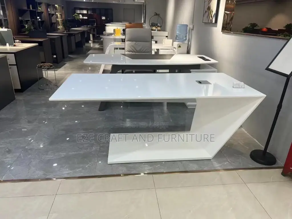 New Luxury White Executive Office Table