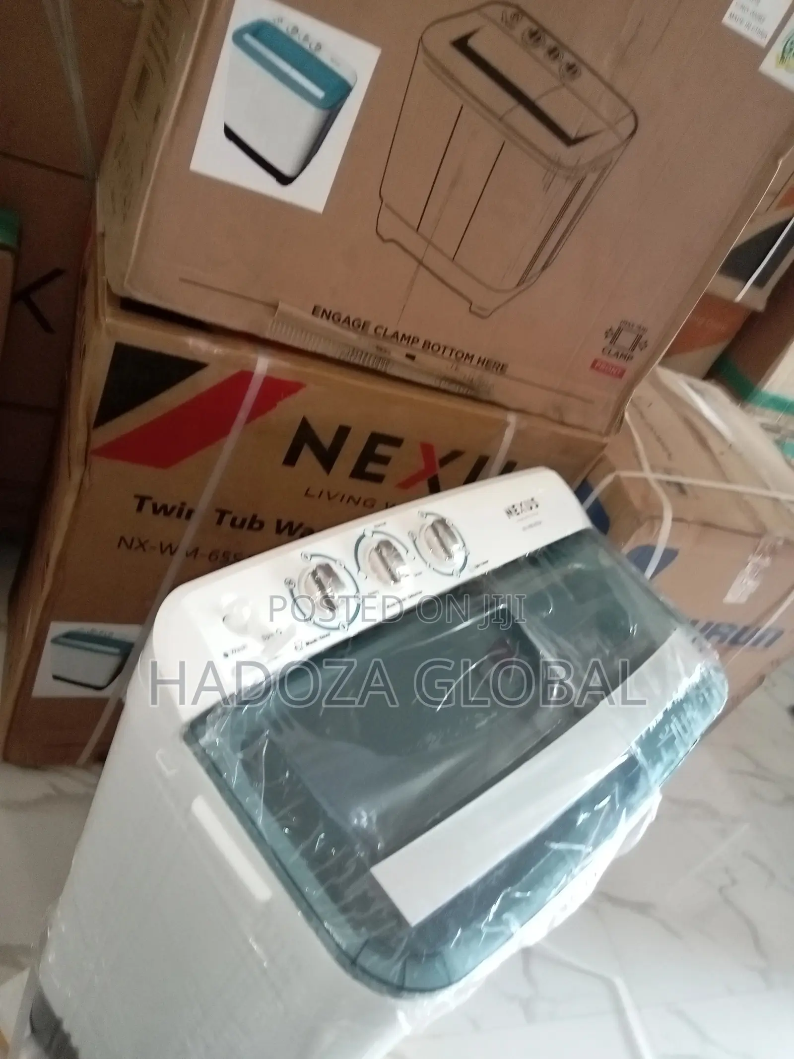 Nexus Twintub Super Washing Machine, 6.5kg Heavy Duty Motor