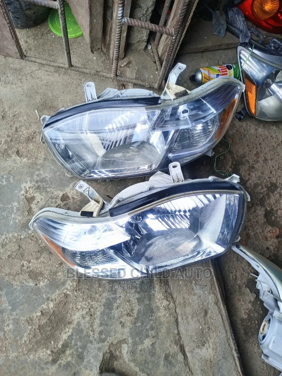 Set Headlamp Toyota Highlander 2008