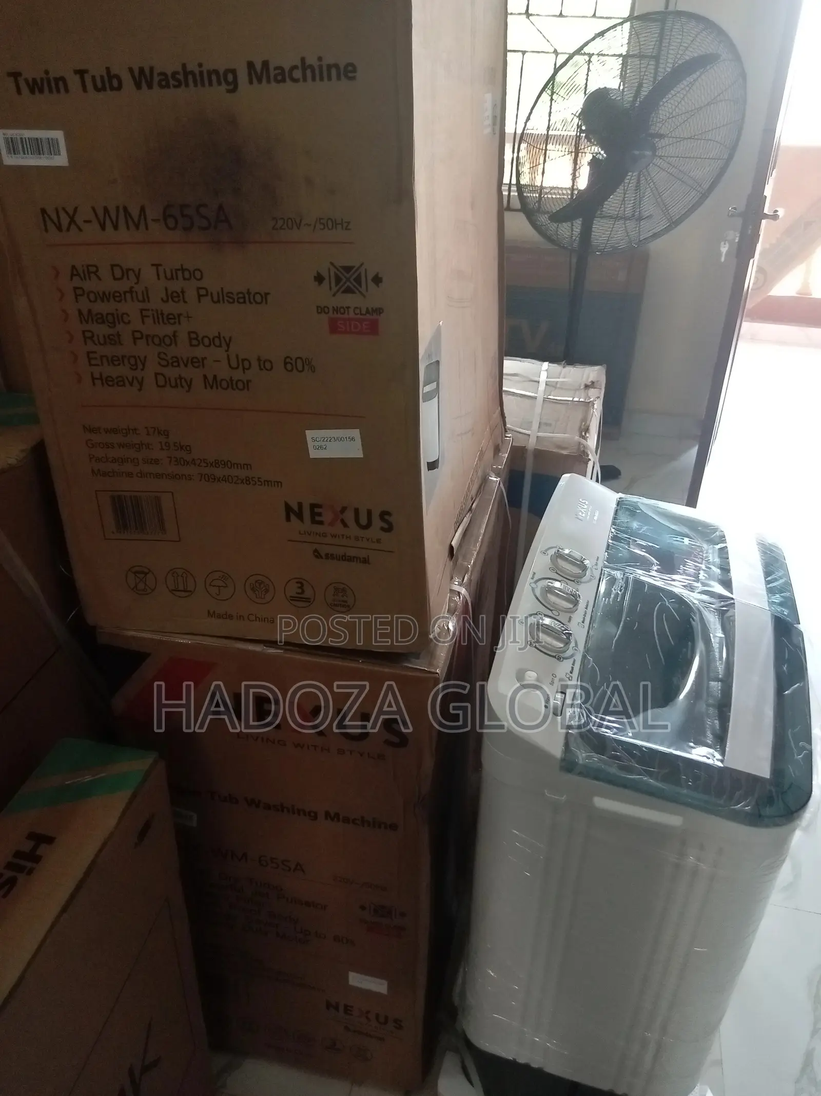 Nexus Lint Filtered 6.5kg Washing Machine