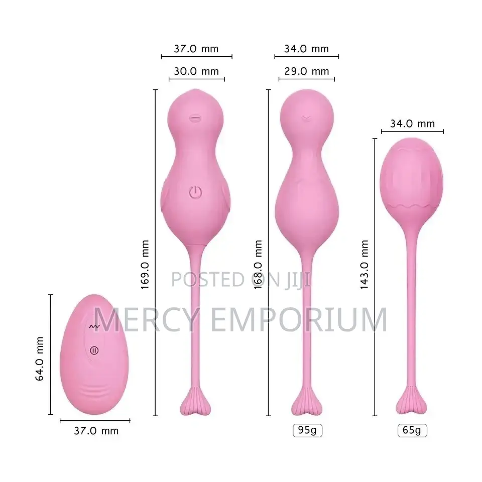 3in1 Kegel Exercise Balls and Egg to Tighten Vaginal Walls.