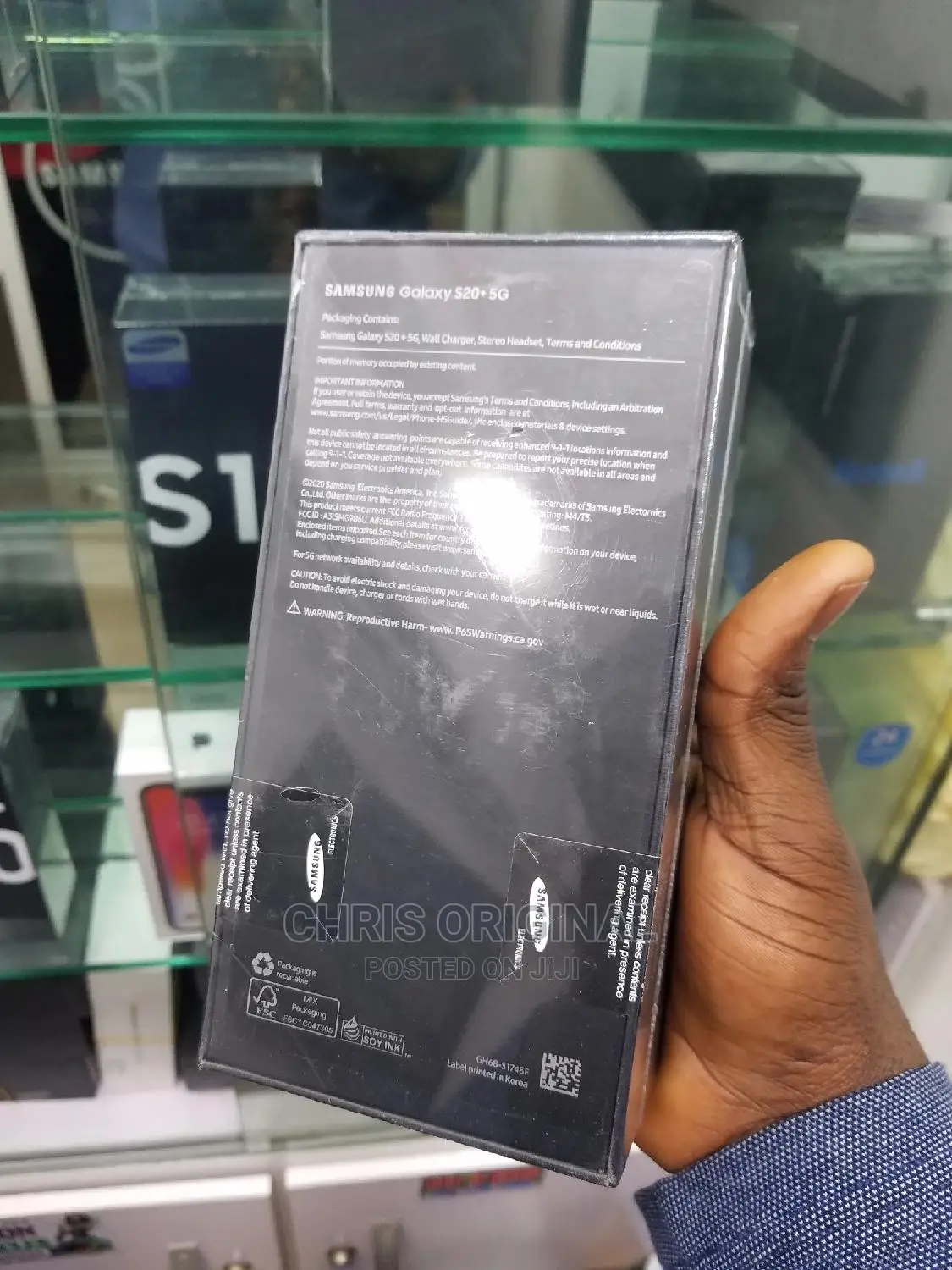 New Samsung Galaxy S20+ 5G 128 GB Black