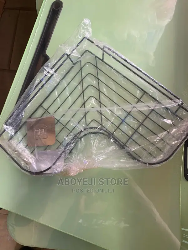 Bathroom Toilet Corner Iron Shelf Rack